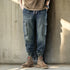 Vintage Wash Cargo Jeans P0411