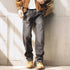 Faded Wash Work Denim Pants P1958
