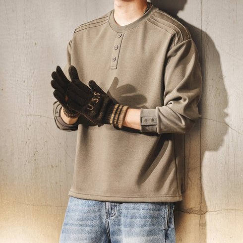 Shoulder Line Accent Long T-shirt P1953