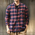 【OUTLET/即納】クラシックラインチェックシャツ P0085