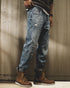 Crash Patch Denim Pants P1537