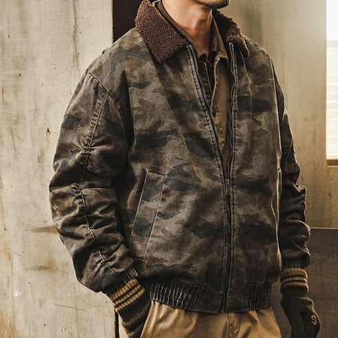 Camouflage Pattern Blouson P1874