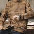 Camouflage Pattern Loose Fit Sweatshirt P1713