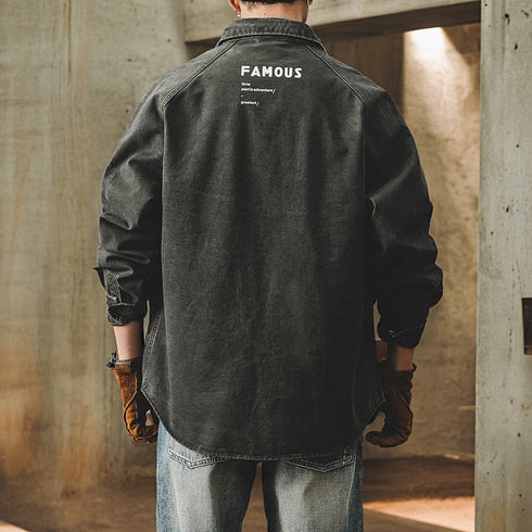 Military Taste Oversized Work Shirt P1728