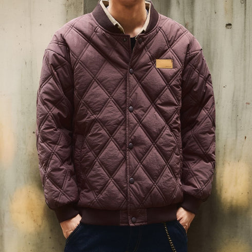 ヴィンテージテクスチャーキルティングジャケット P1798