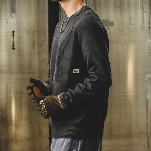 Simple Raglan Long Sleeve Sweatshirt P1647