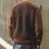 Waffle Texture Crew Neck Knit Sweater P1648