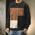 Color Block Panel Crew Sweatshirt P1823
