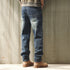 Faded Wash Work Denim Pants P1958