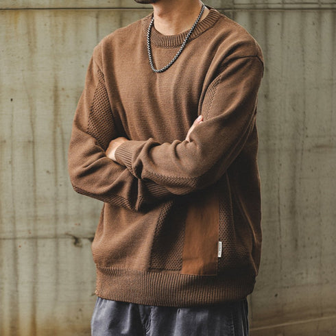 Urban Casual Design Crewneck Knit P1652