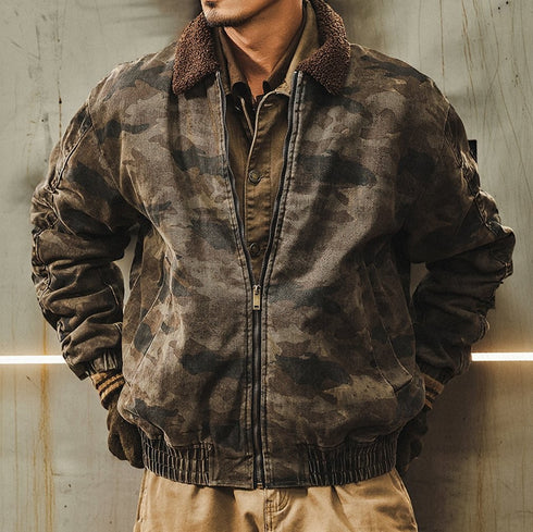 Camouflage Pattern Blouson P1874