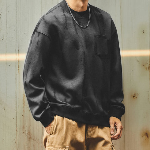 Vintage Wash Silhouette Crewneck Sweatshirt P1862