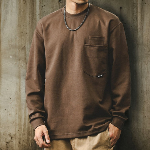 Heavyweight Pocket Long Sleeve P1743