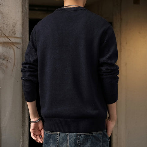 Urban Casual Design Crewneck Knit P1652