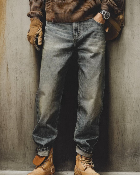 Natural Fade Denim Jeans P1546