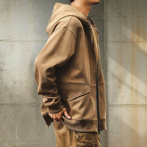 Classic Style Zip Sweat Hoodie P1655