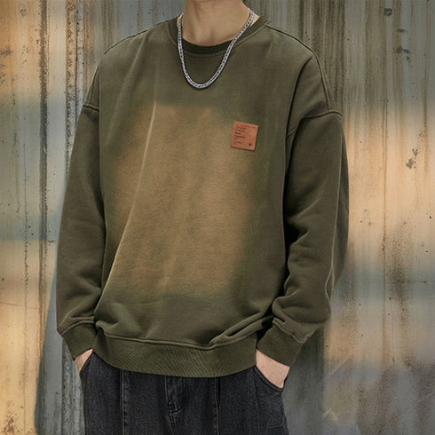 Fade Wash Crewneck Sweatshirt P1793