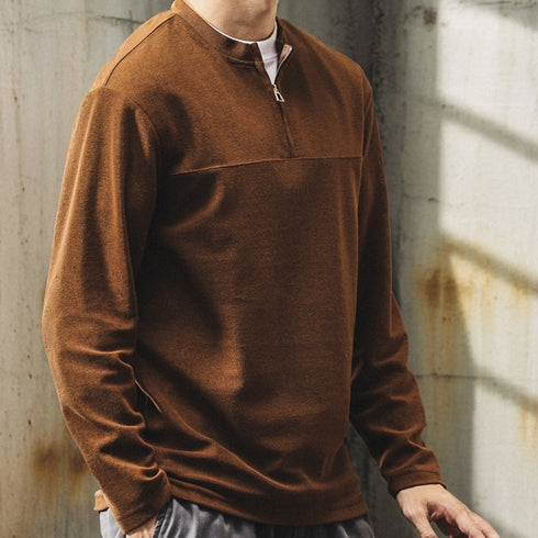 Simple Half Zip Tops P1691