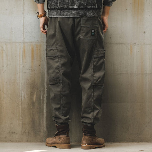 Work Utility Cuffed Cargo Pants P1715