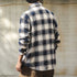 Plaid Long-sleeved Shirt P0085