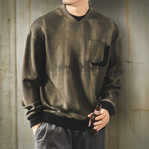 【OUTLET/即納】ヴィンテージウォッシュクルーネックスウェット P1862