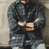 Urban Style Check Pattern Long Sleeve Shirt P1707
