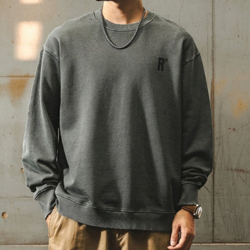 Big Logo Back Print Long Sleeve Sweatshirt P1750