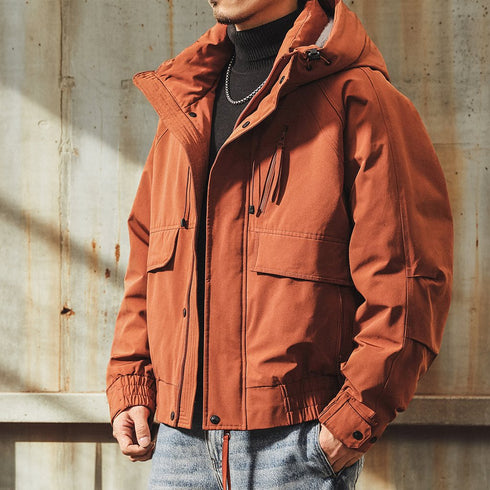 Technical Cutting Short Jacket P1869