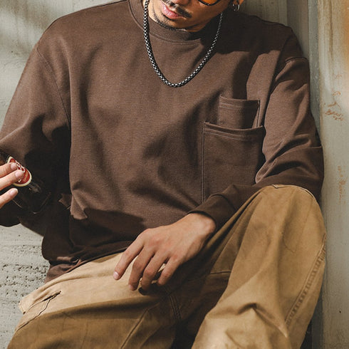 Heavyweight Pocket Long Sleeve P1743