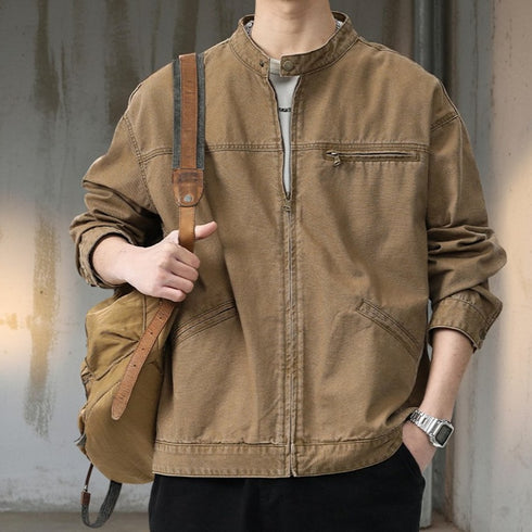 Faded Wash Stand Jacket P1886