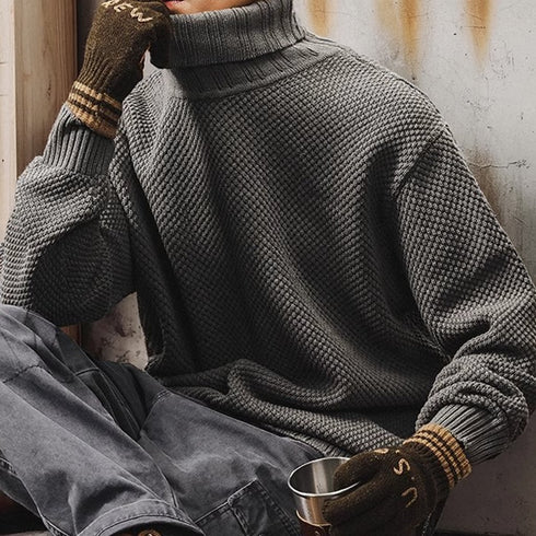 Retro Turtleneck Sweater P1145