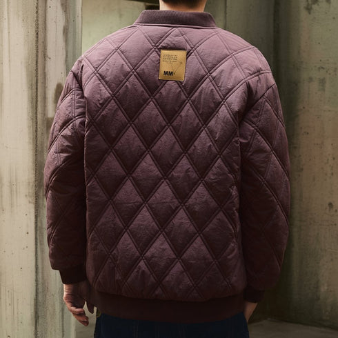 Vintage Texture Quilted Jacket P1798