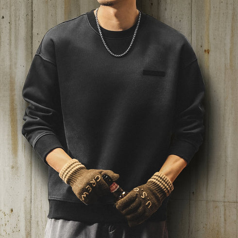 Minimal Logo Smudge Sweatshirt P1966