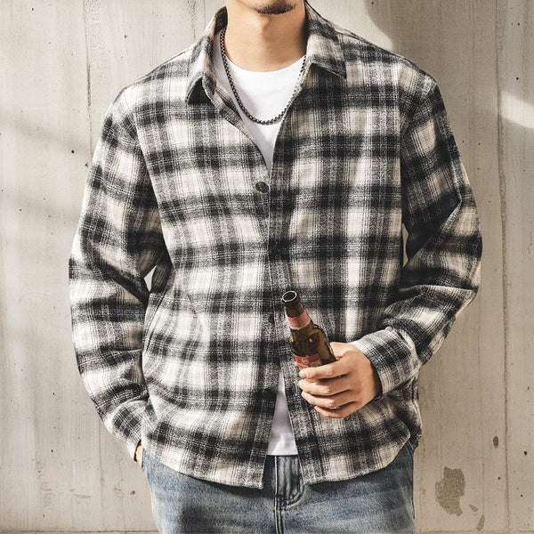 Retro Check Relaxed Shirt P1929