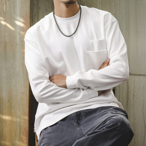 Heavyweight Pocket Long Sleeve P1743