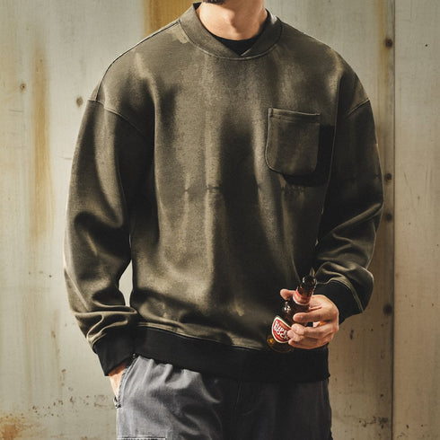 Vintage Wash Silhouette Crewneck Sweatshirt P1862