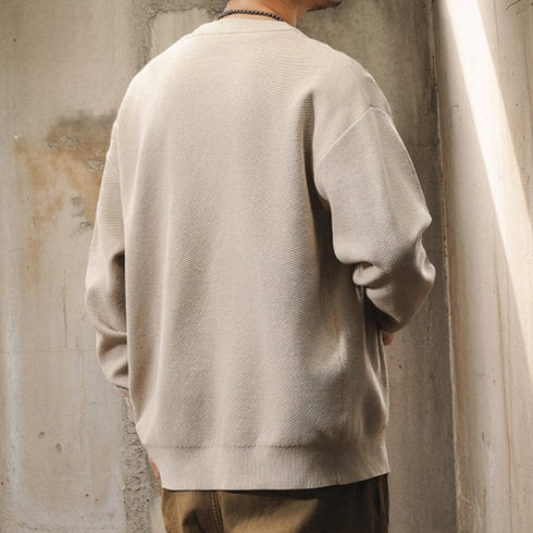 【OUTLET/即納】ミニマルVネックニットカーディガン P1679