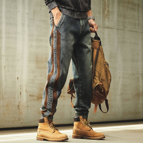 【OUTLET/即納】Relax Line Design Denim Pants P1825