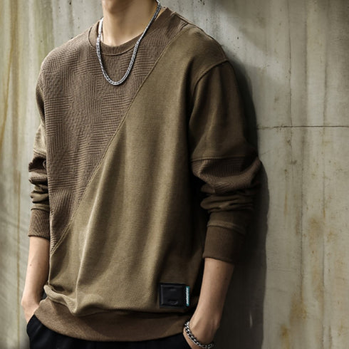 Asymmetry Line Design Sweatshirt P1610