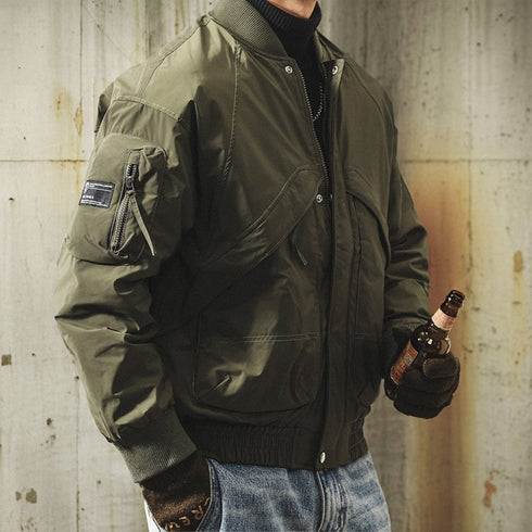 Military Taste Simple Silhouette Jacket P1872