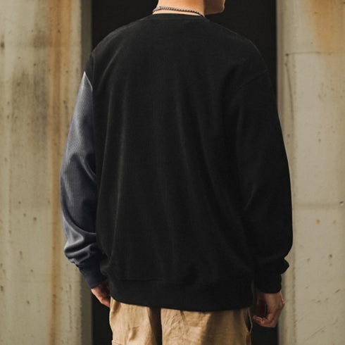 Combination Line Logo Print Sweatshirt P1603