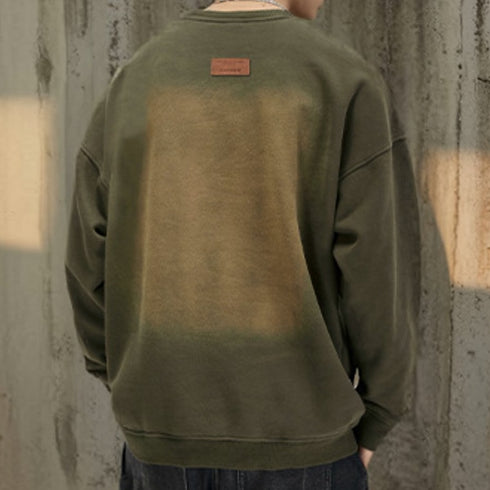 Fade Wash Crewneck Sweatshirt P1793