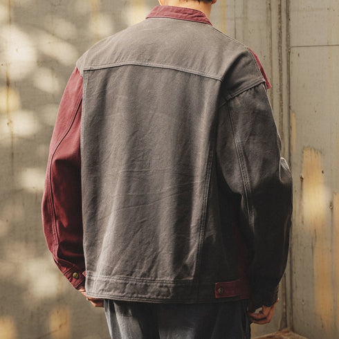 Color Block Work Jacket P1830