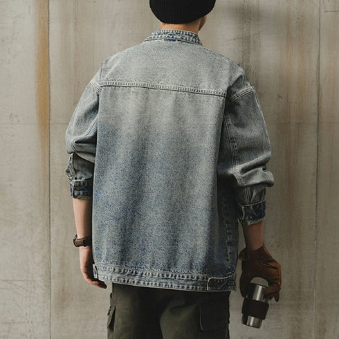 Faded Wash Stand Jacket P1886