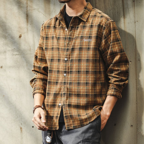 Classic Check Button Shirt P1708