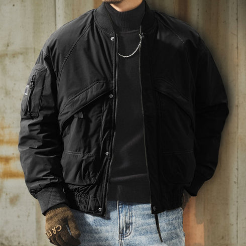 Military Taste Simple Silhouette Jacket P1872