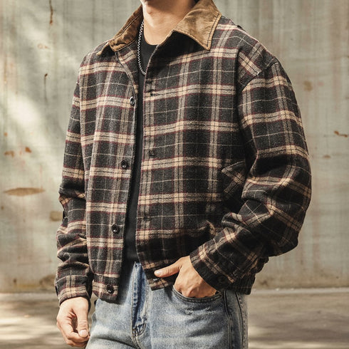 Classic Check Shirt Jacket P1863