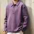 Loose Fit Long Sleeve Polo Shirt P1948