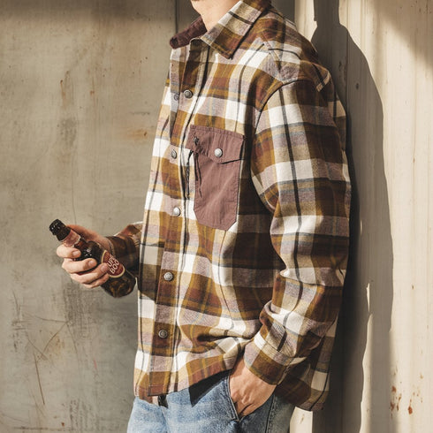 Retro Check Flannel Shirt P1861
