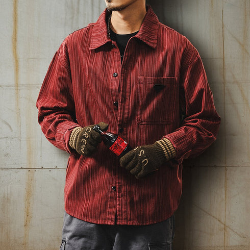 Bamboo Pattern Casual Shirt P1215